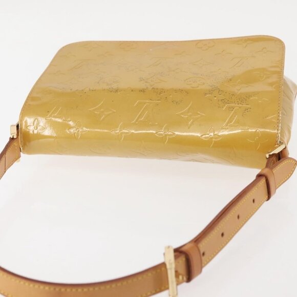 Authentic LOUIS VUITTON Monogram Vernis Thompson Street Bag Beige M91301 LV - Picture 13 of 16